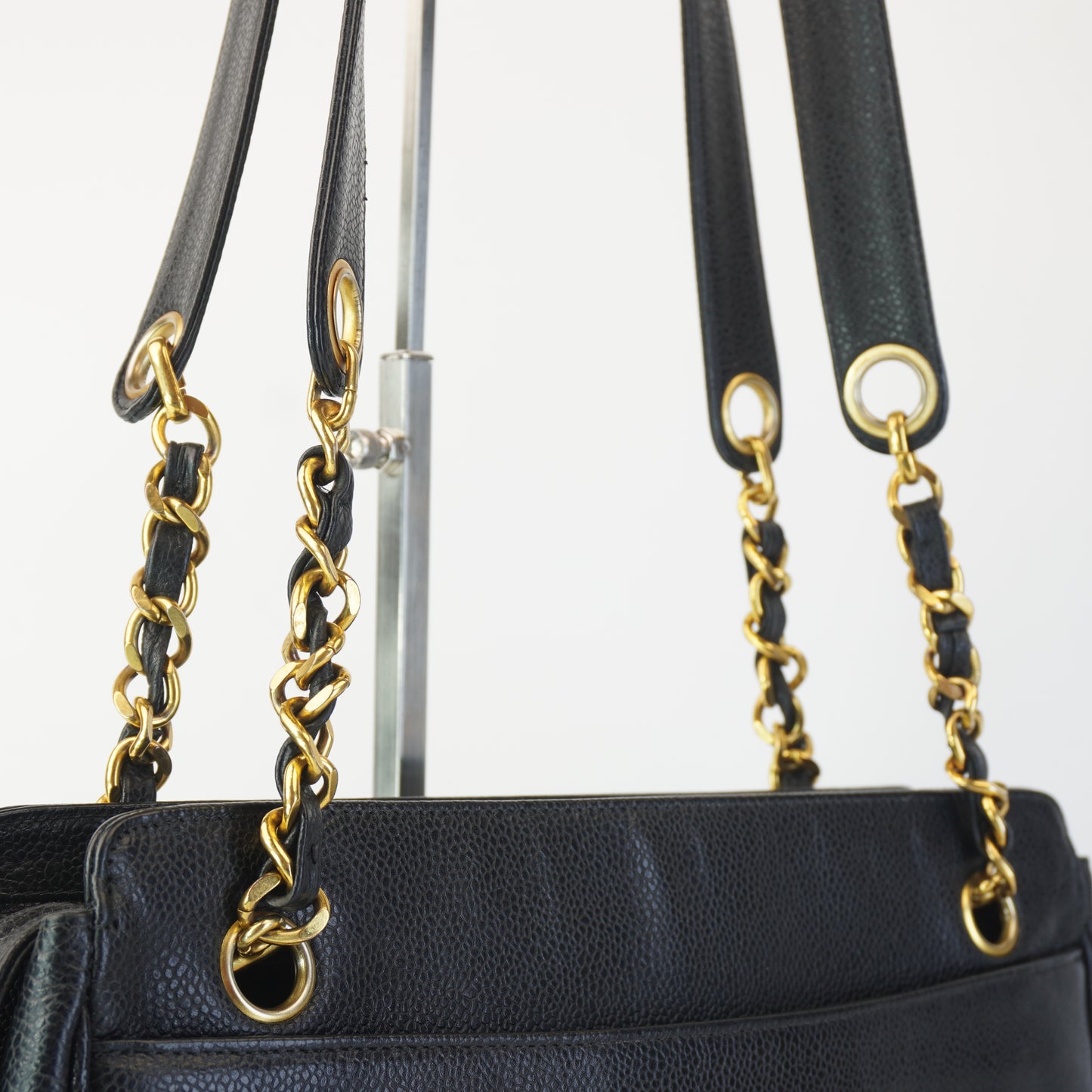 Chanel Black Caviar Triple CC