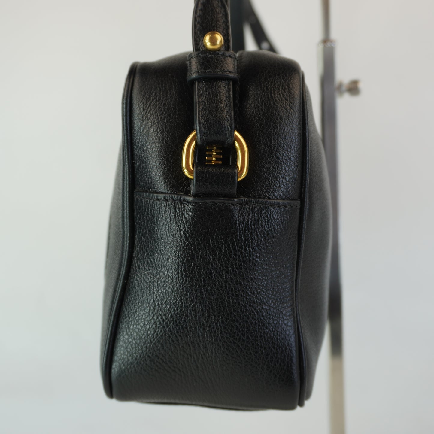 Prada Glace Calfskin Embossed Logo