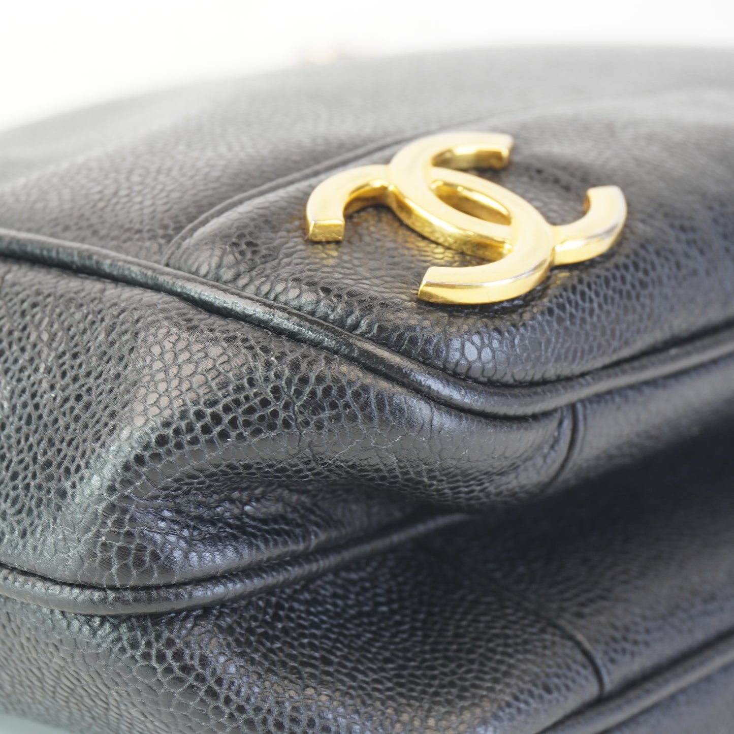 Chanel Black Caviar Triple CC