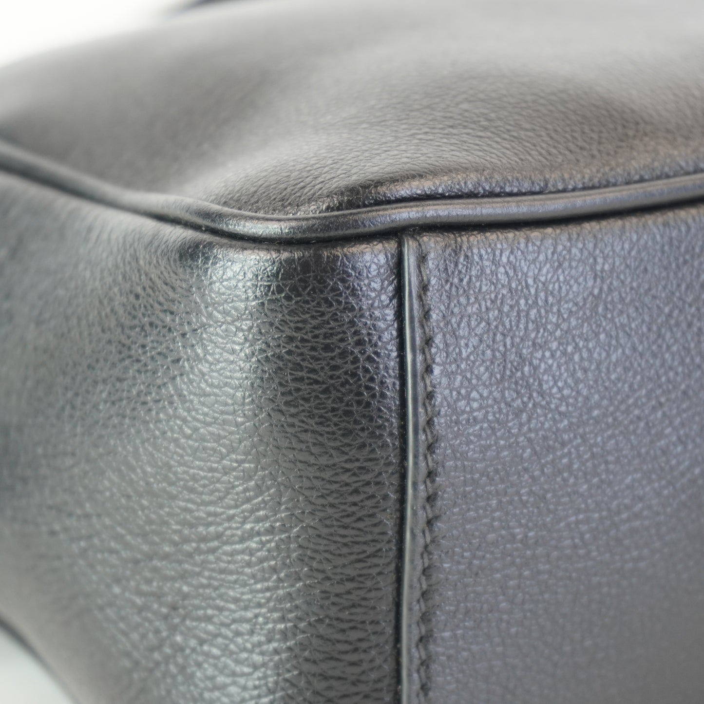 Prada Glace Calfskin Embossed Logo