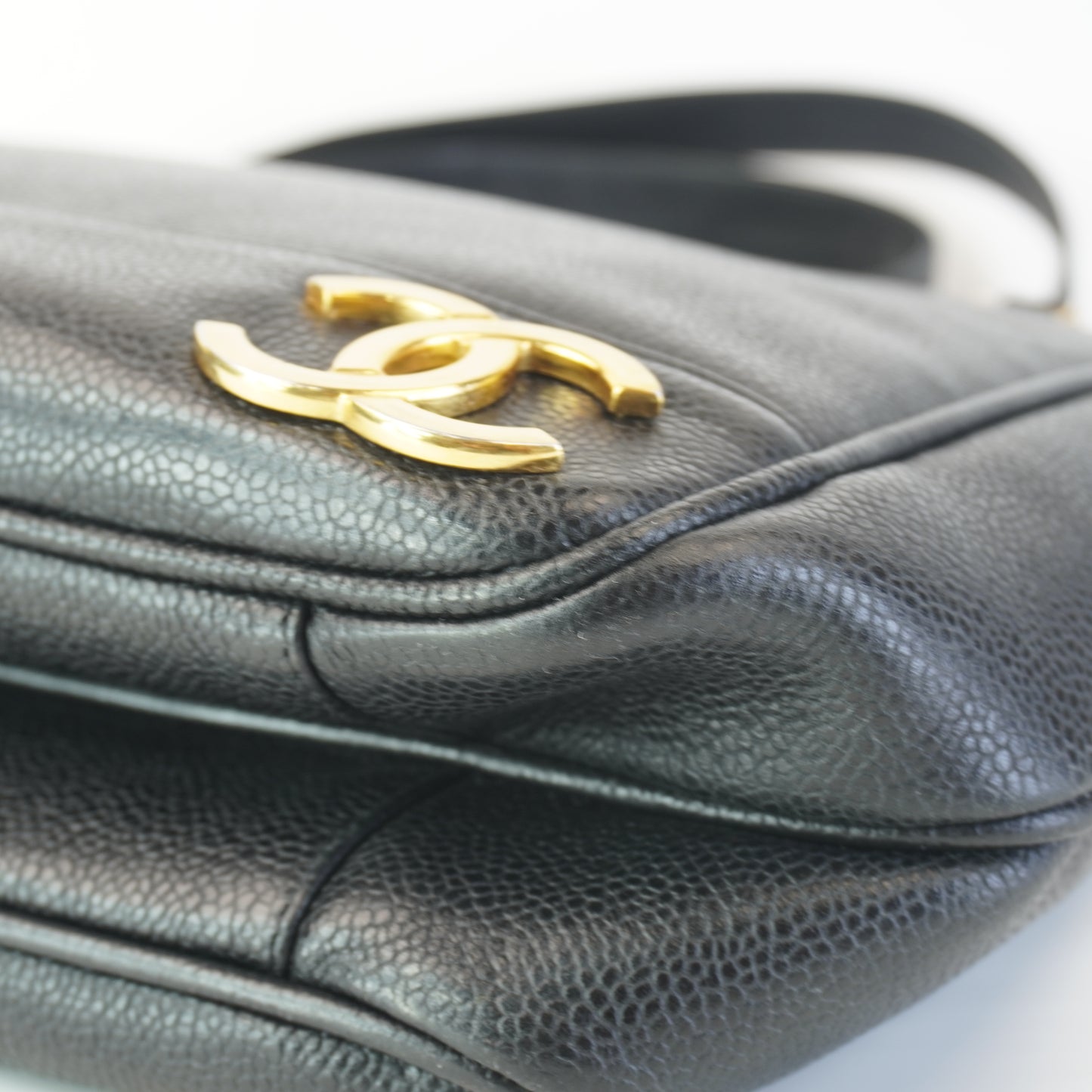 Chanel Black Caviar Triple CC