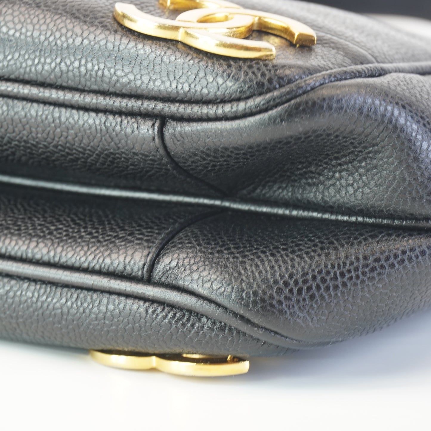 Chanel Black Caviar Triple CC