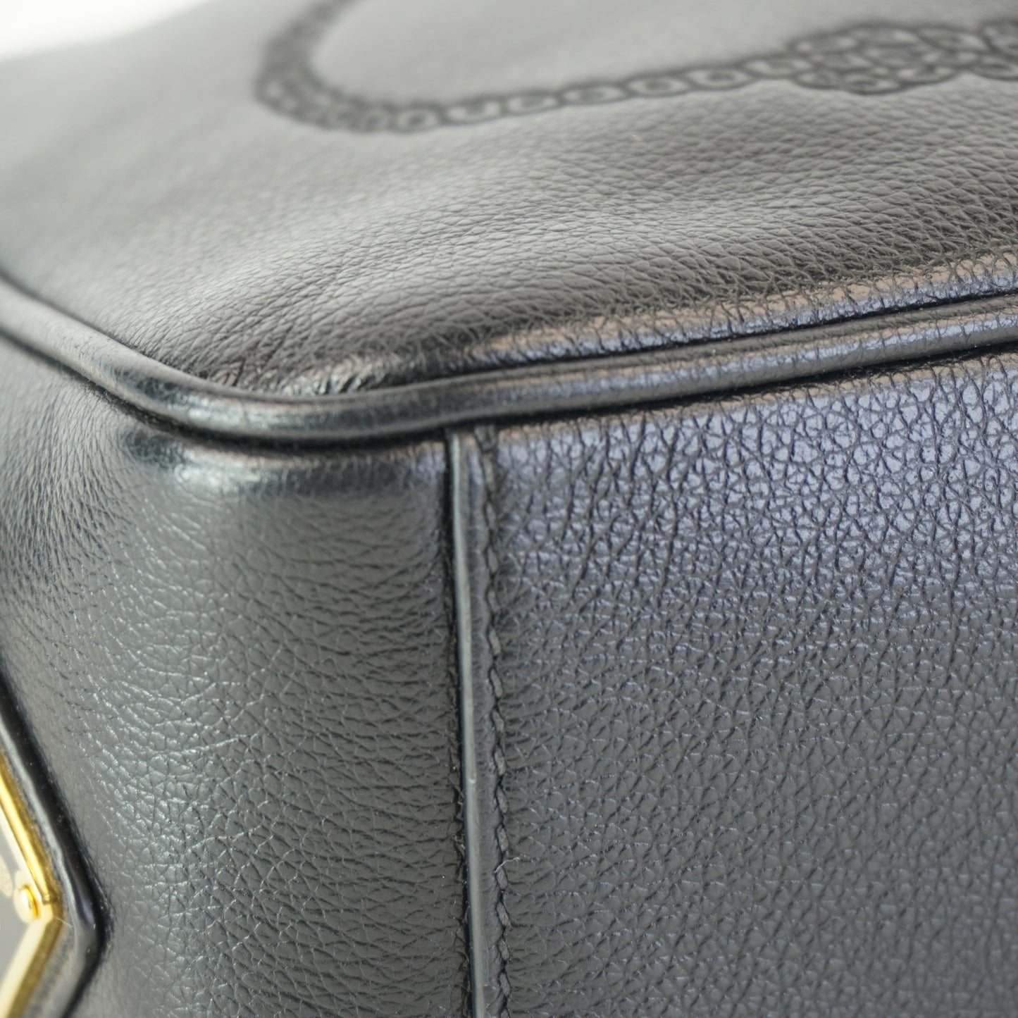 Prada Glace Calfskin Embossed Logo