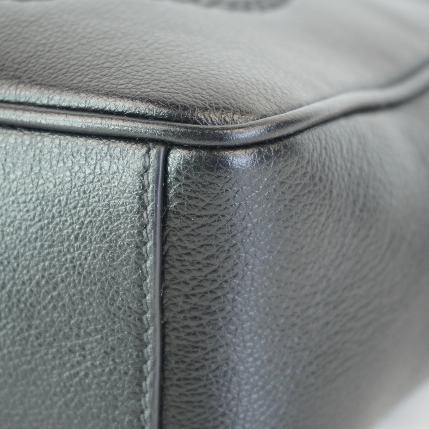 Prada Glace Calfskin Embossed Logo