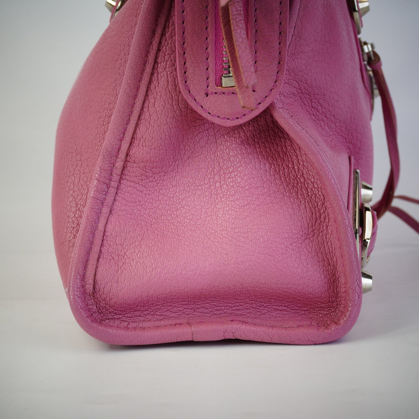 Balenciaga Small Metallic Edge Pink