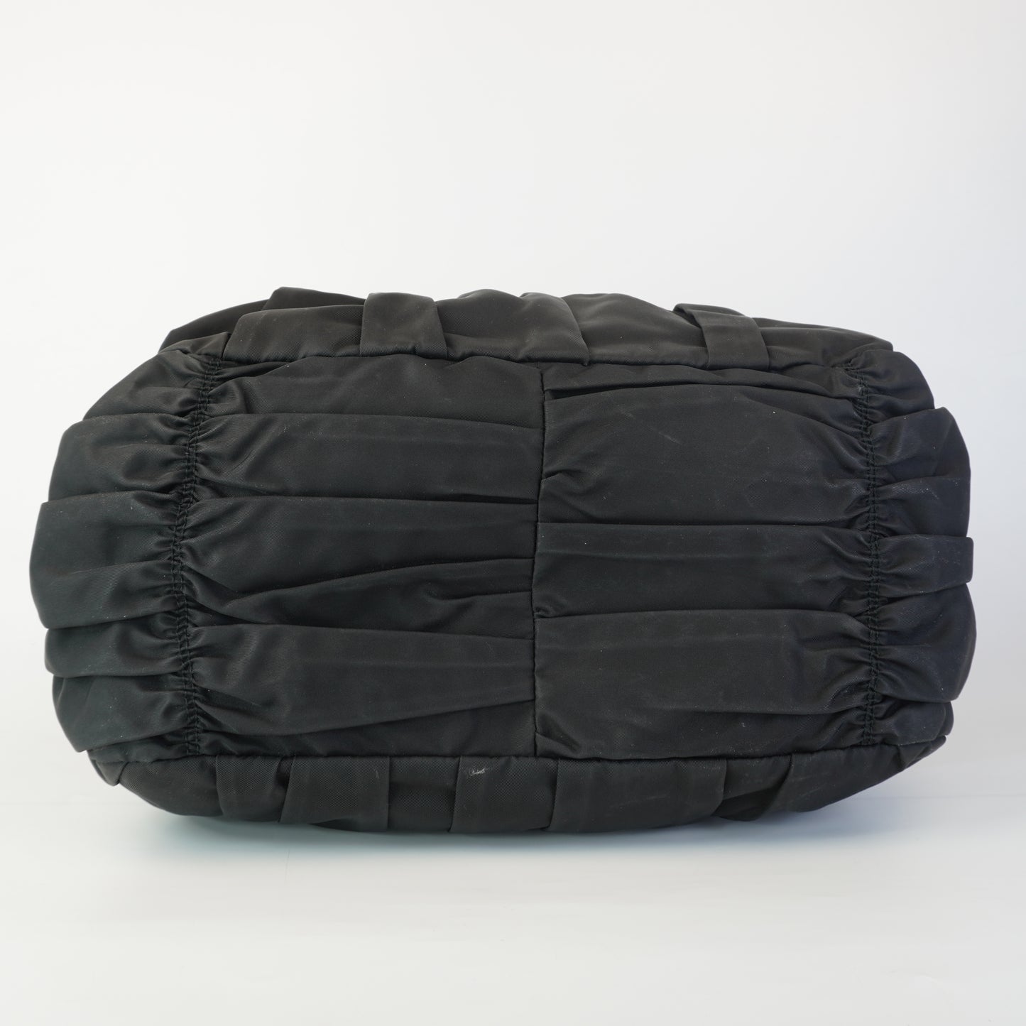 Prada Tessuto Nylon Graufre Tote Black