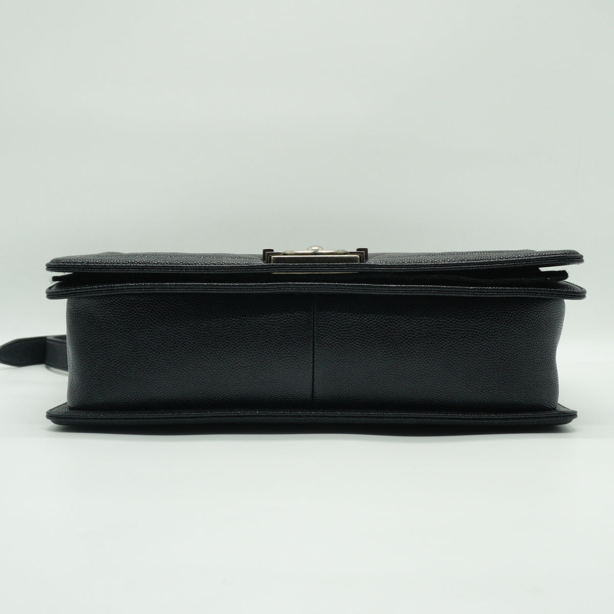Chanel	Leboy Medium Caviar Flap Bag Black SHW