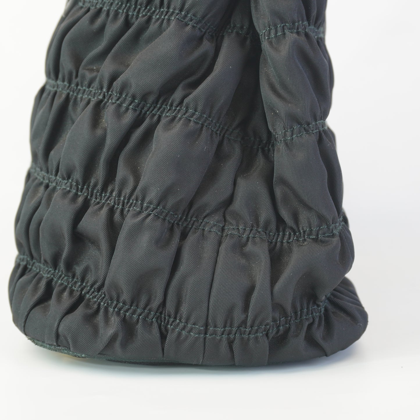 Prada Tessuto Nylon Graufre Tote Small Black