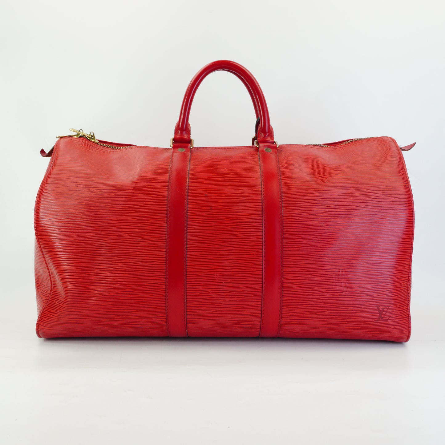 Louis Vuitton	Keepal Travel Bag Epi Leather Red Extra Large GHW
