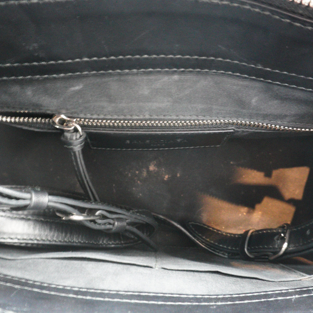 Balenciaga	Padlock tote Medium Black SHW