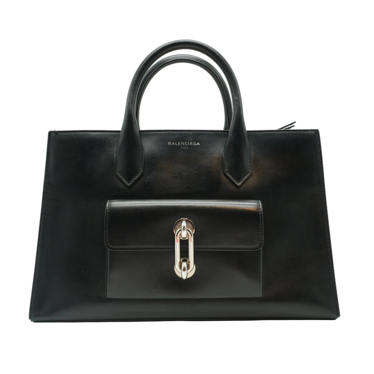 Balenciaga	Padlock tote Medium Black SHW