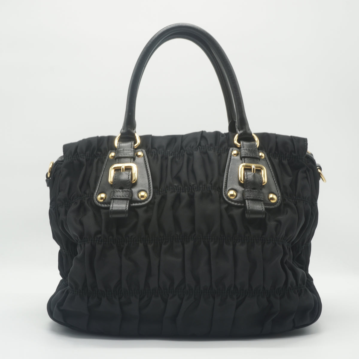 Prada Tessuto Gaufre Nylon Bag Medium GHW