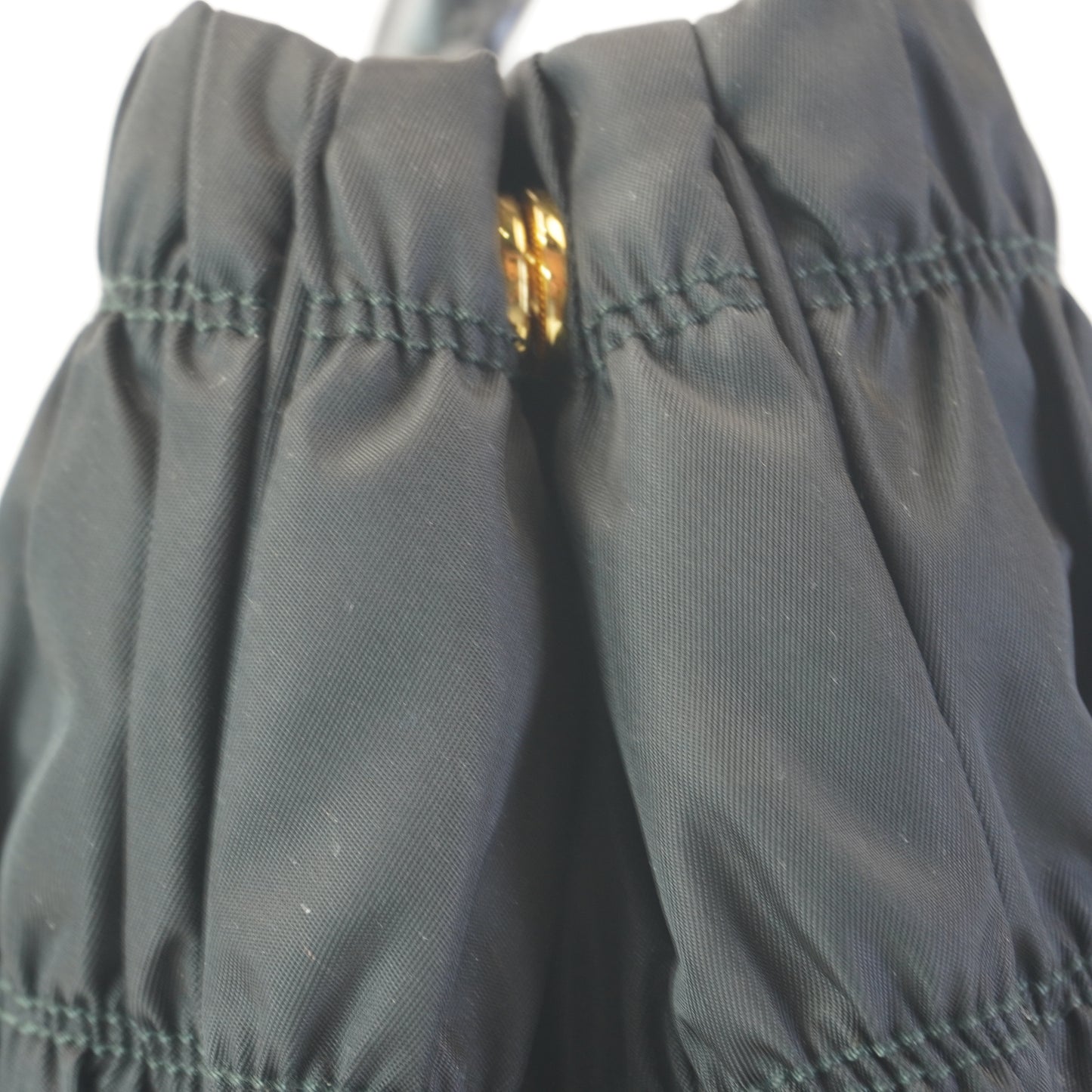Prada Tessuto Nylon Graufre Tote Black