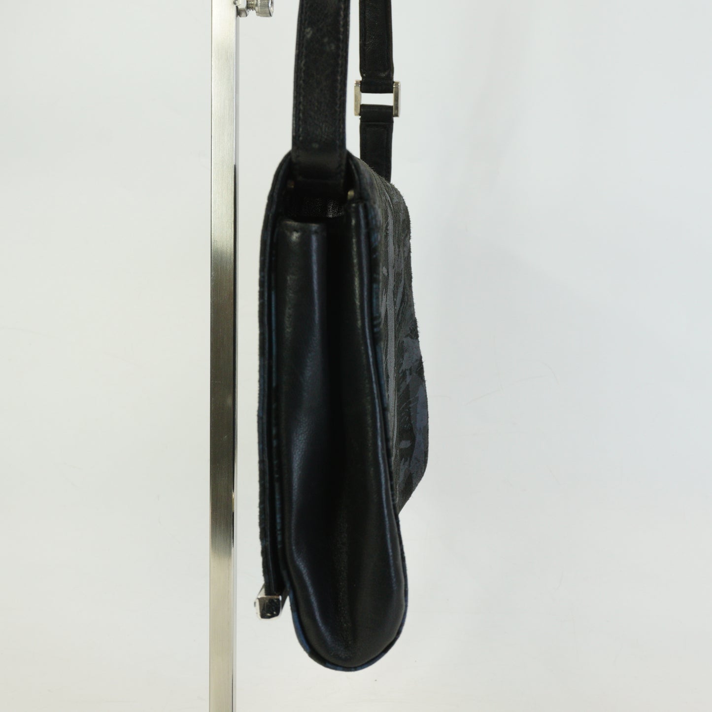 Gucci Brushtroke Clutch Medium Blue/Black SHW