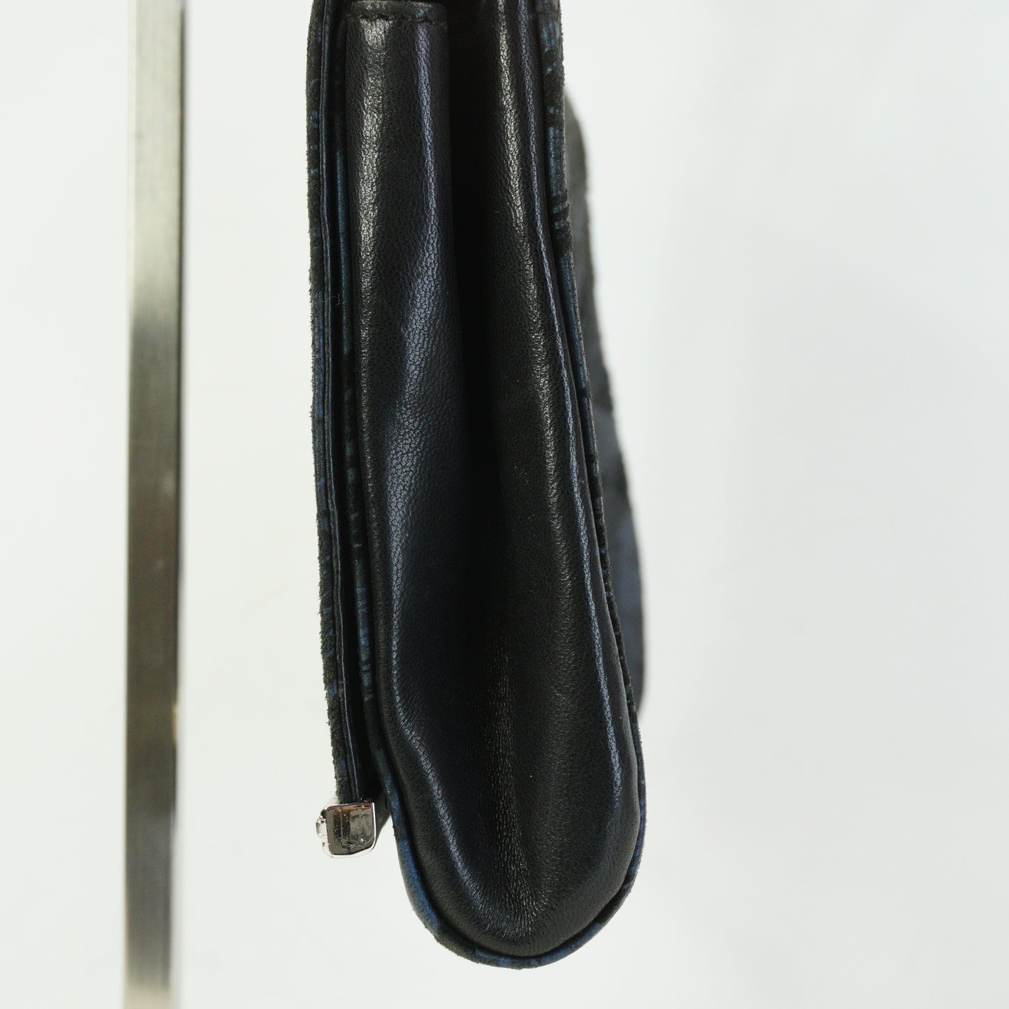 Gucci Brushtroke Clutch Medium Blue/Black SHW