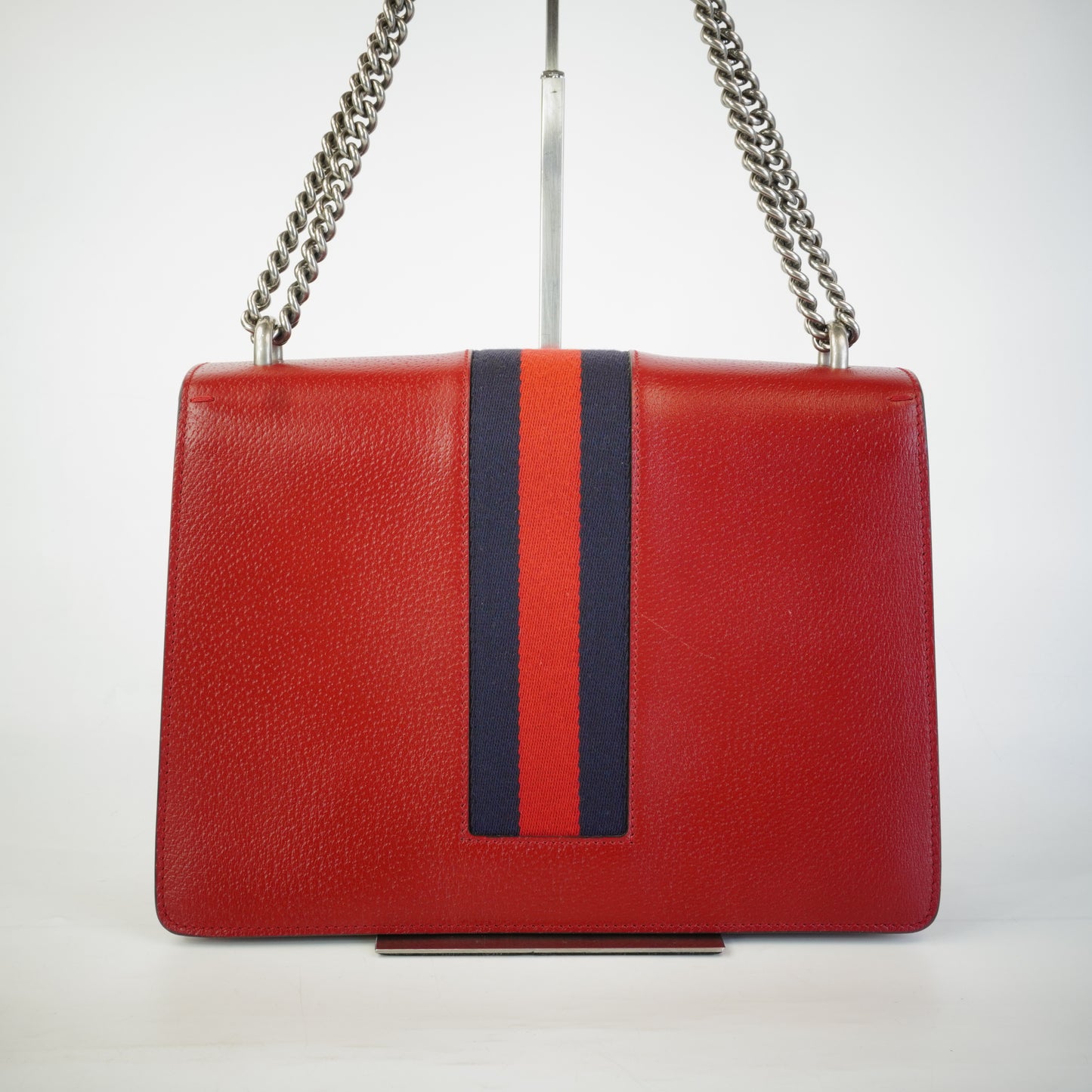 Gucci Calfskin Web Dionysus Shoulder Bag  SHW Medium