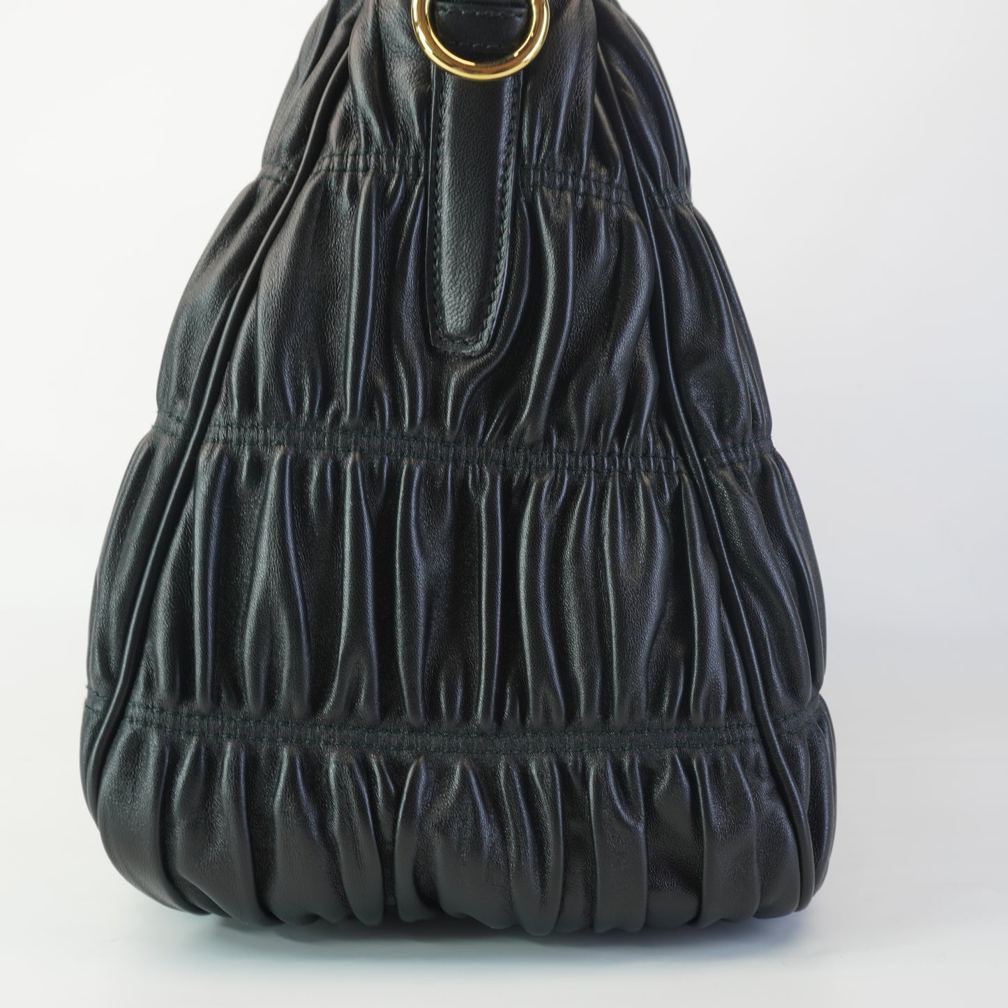 Prada Nappa Gaufre Tote Black