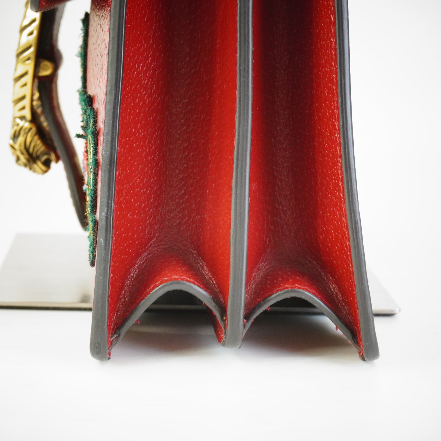 Gucci Calfskin Web Dionysus Shoulder Bag  SHW Medium
