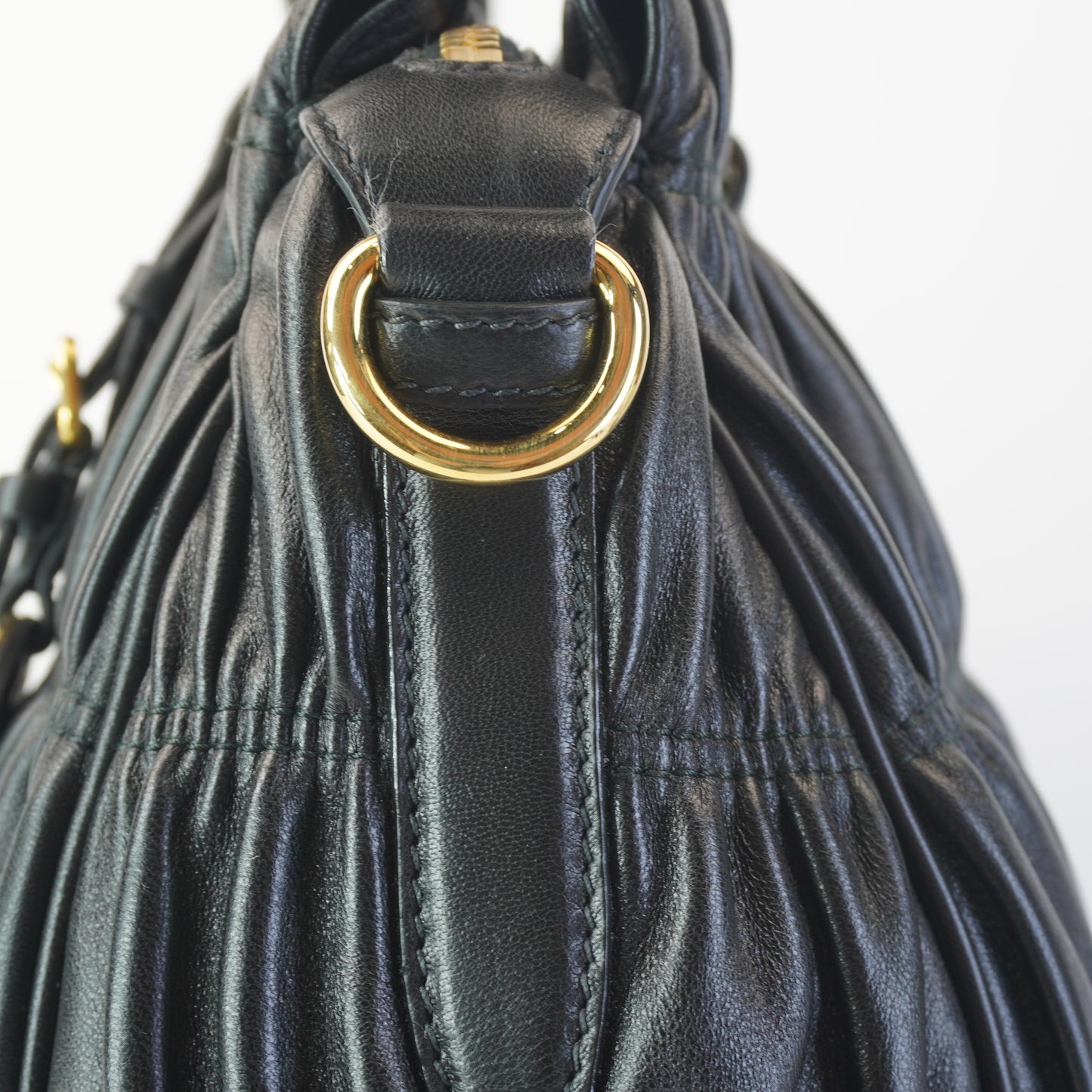 Prada Nappa Gaufre Tote Black