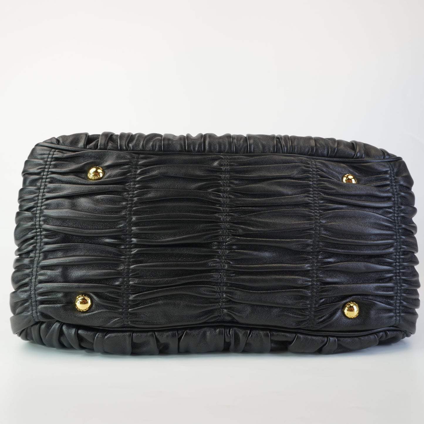 Prada Nappa Gaufre Tote Black