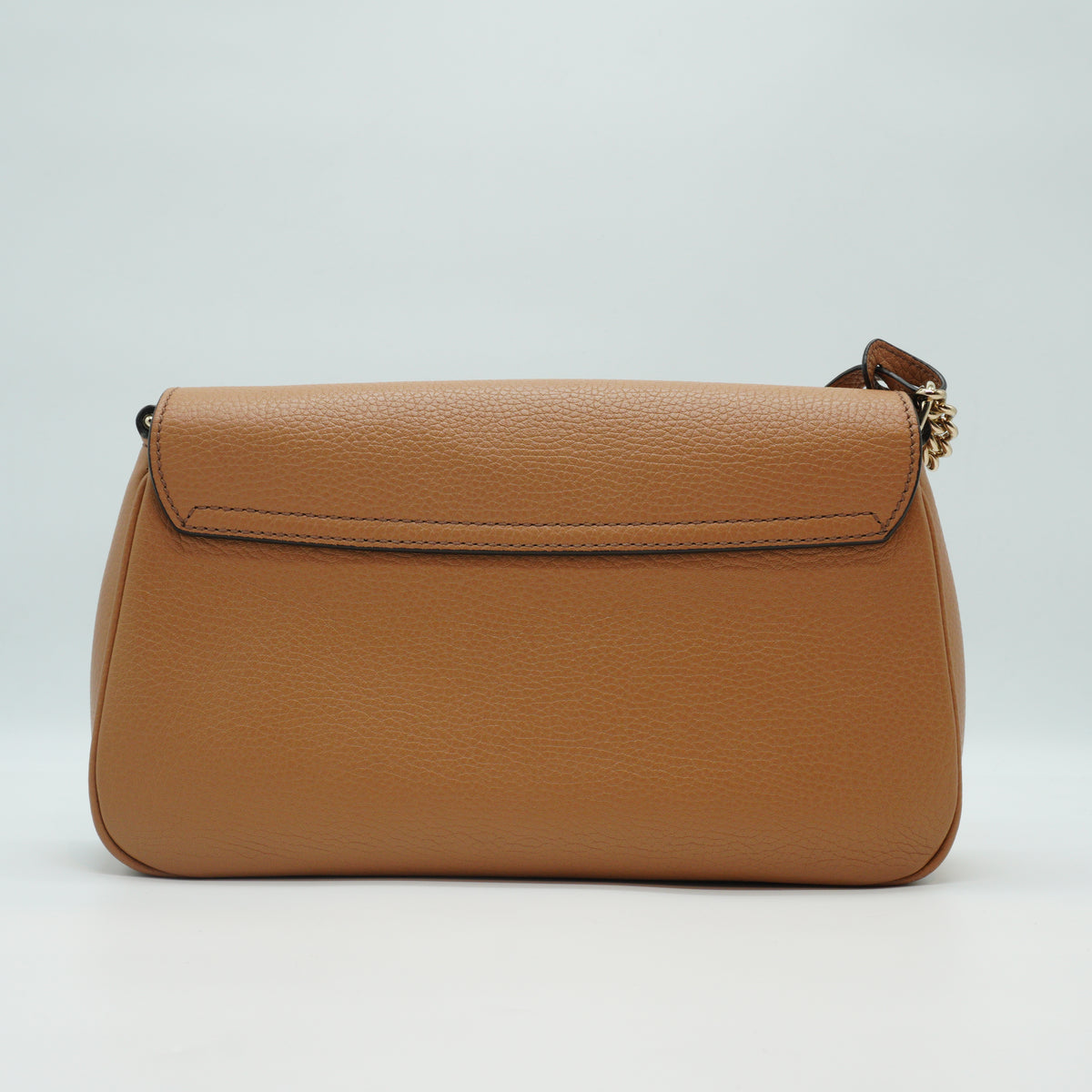 Gucci Soho Chain Flap shoulder bag Camel Small GHW