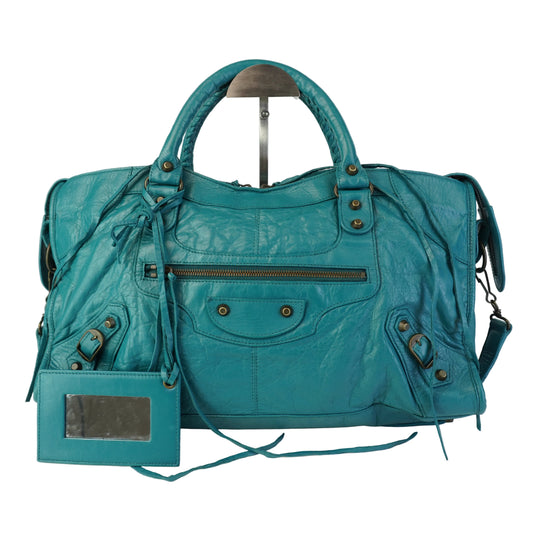 Balenciaga City Teal