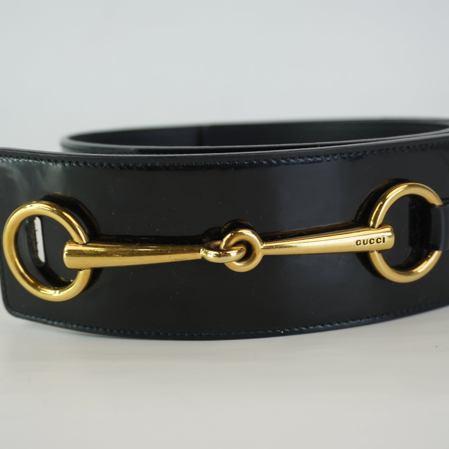 Gucci Horsebit wide waist belt