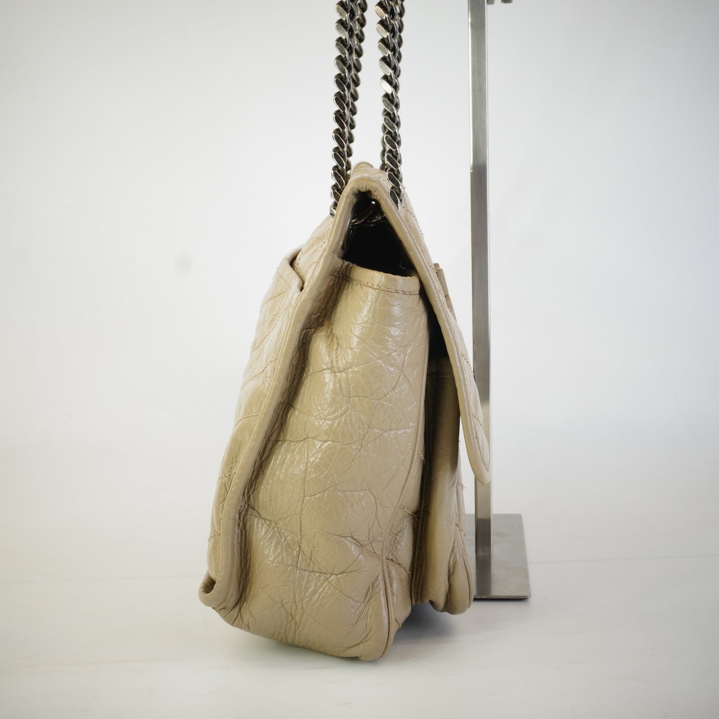 YSL	Niki Leather Shoulder Bag SHW Small