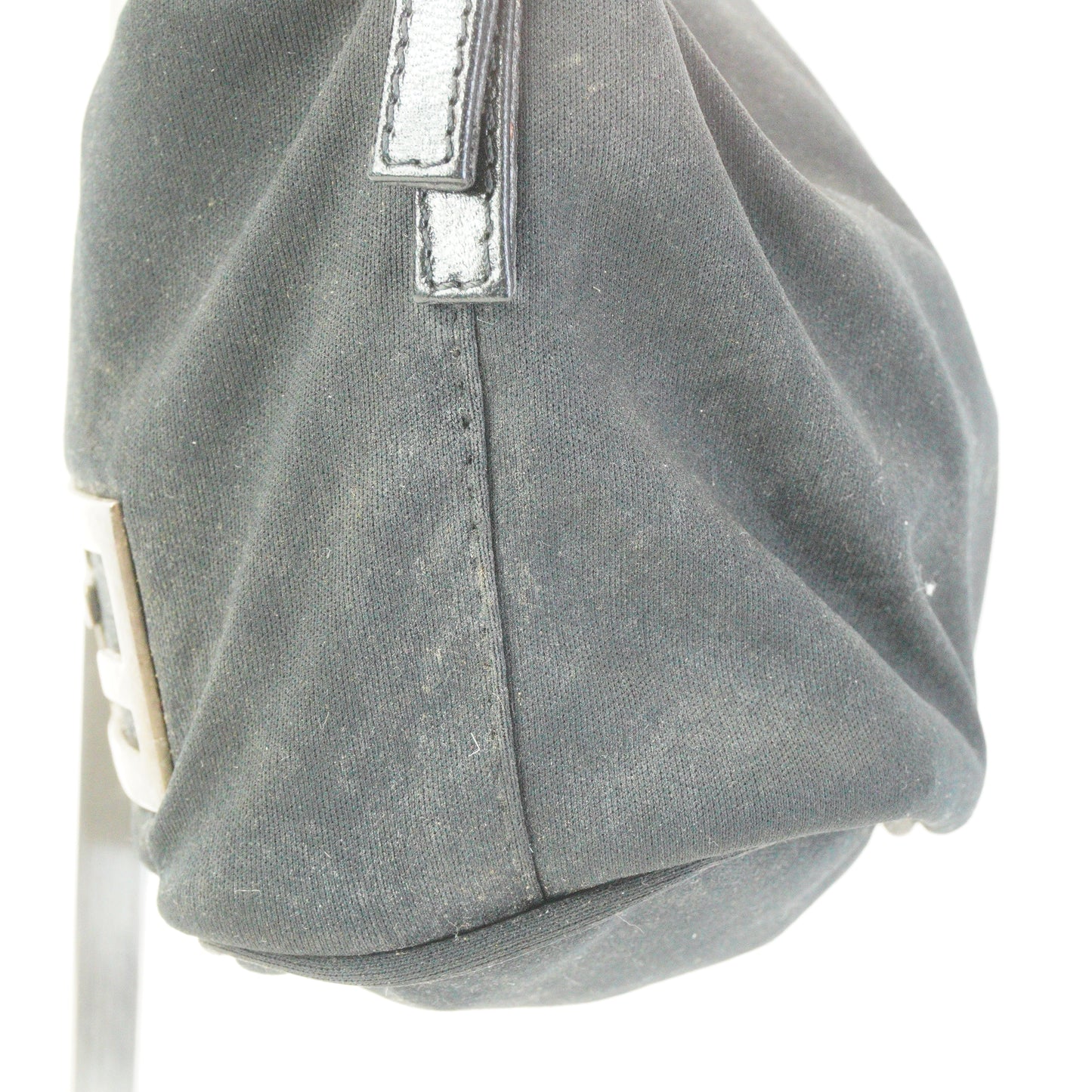 Fendi Baguette Shoulder Bag Black Small SHW
