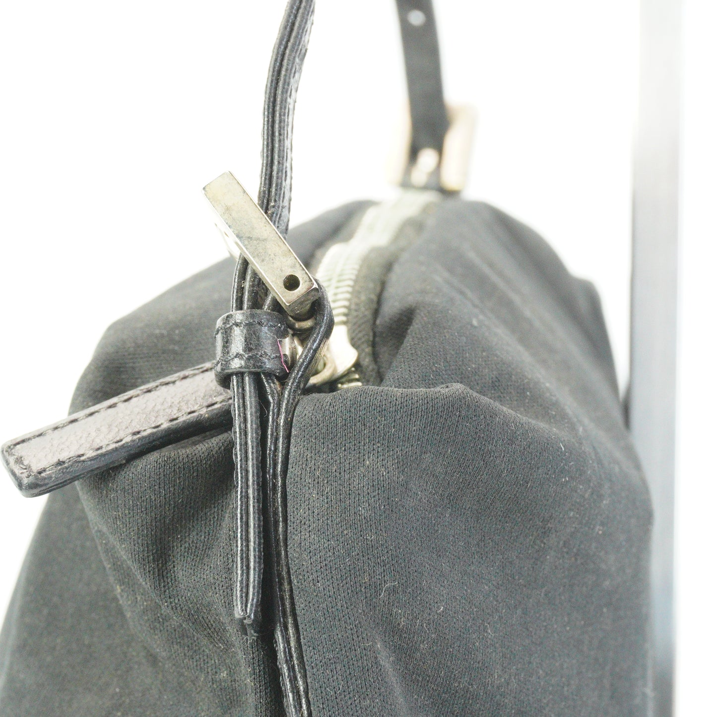 Fendi Baguette Shoulder Bag Black Small SHW