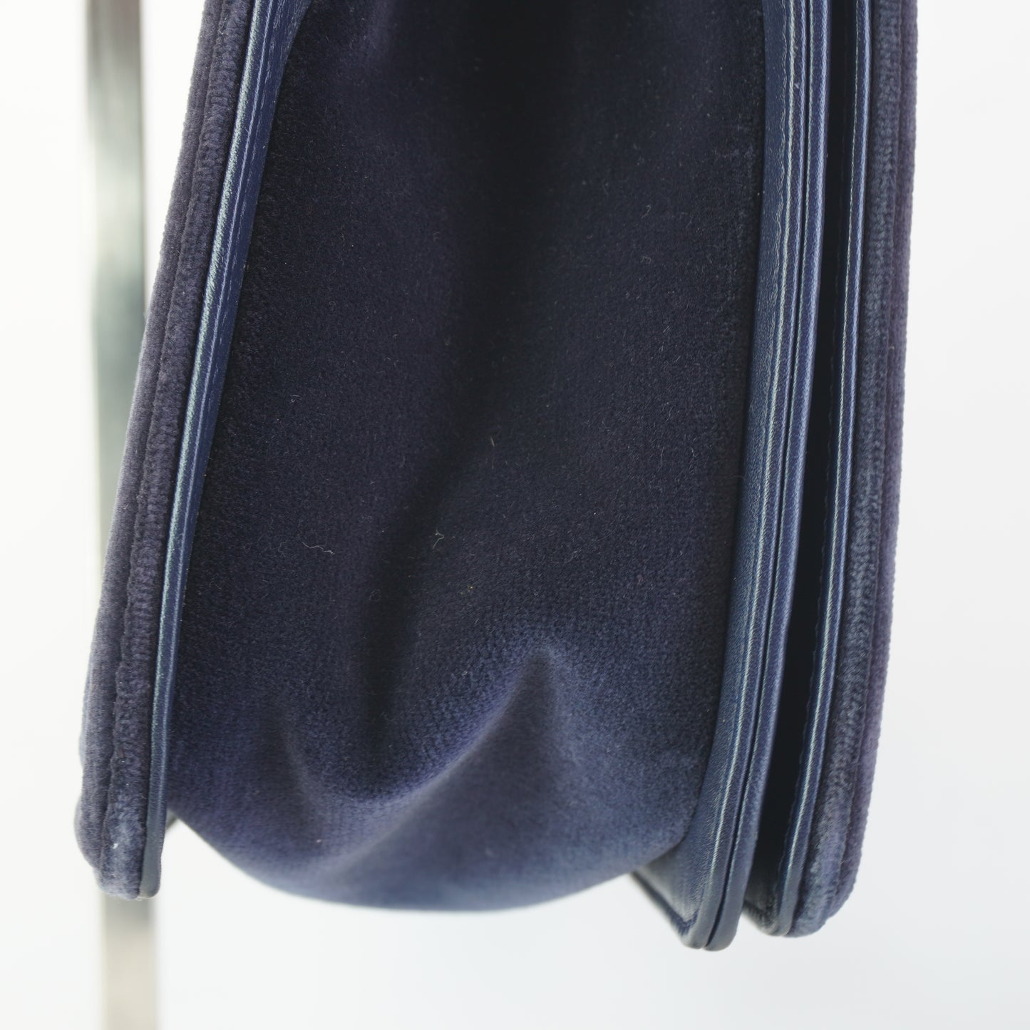 Chanel Suede Boy Flap Bag Old Medium
