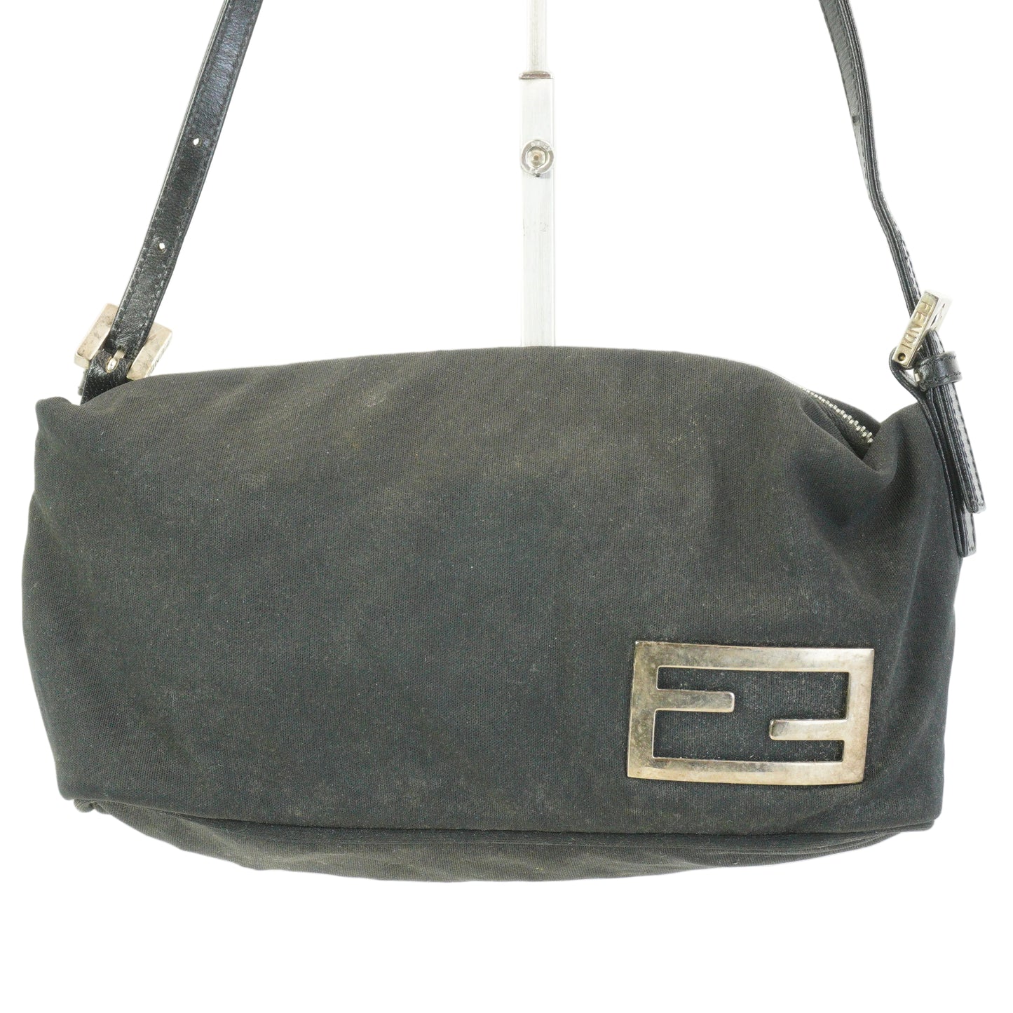 Fendi Baguette Shoulder Bag Black Small SHW
