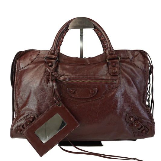 Balenciaga City Maroon