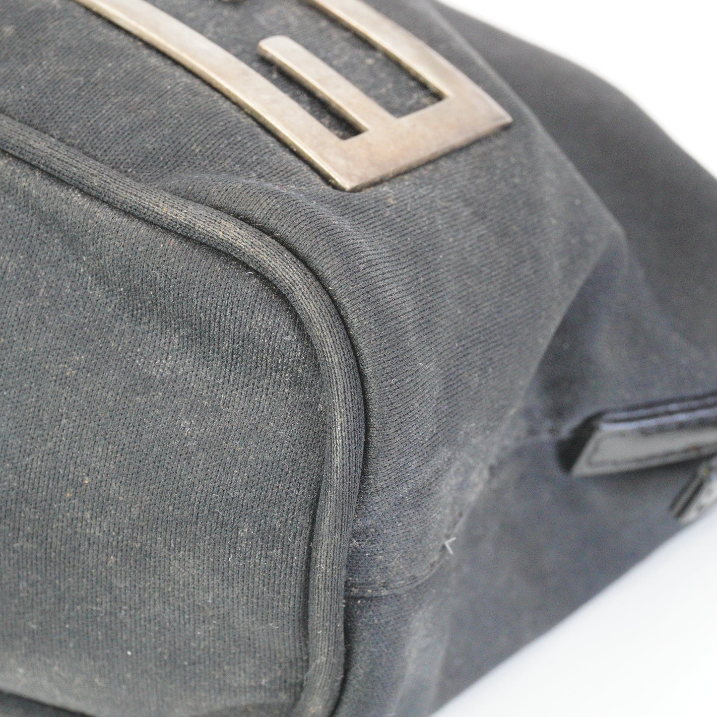 Fendi Baguette Shoulder Bag Black Small SHW