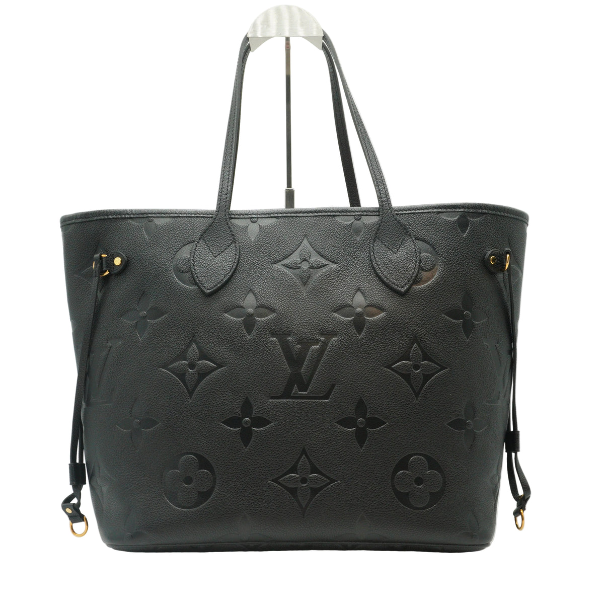 Louis Vuitton	Neverfull MM Monogram Empreinte Black Tote Bag GHW