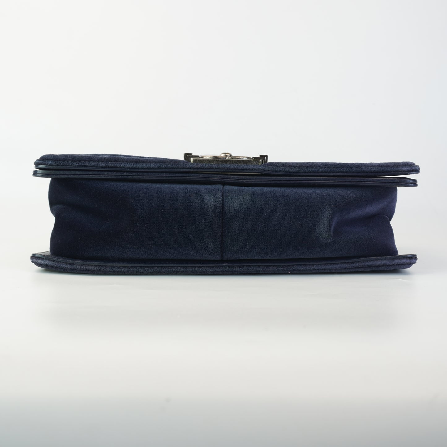 Chanel Suede Boy Flap Bag Old Medium