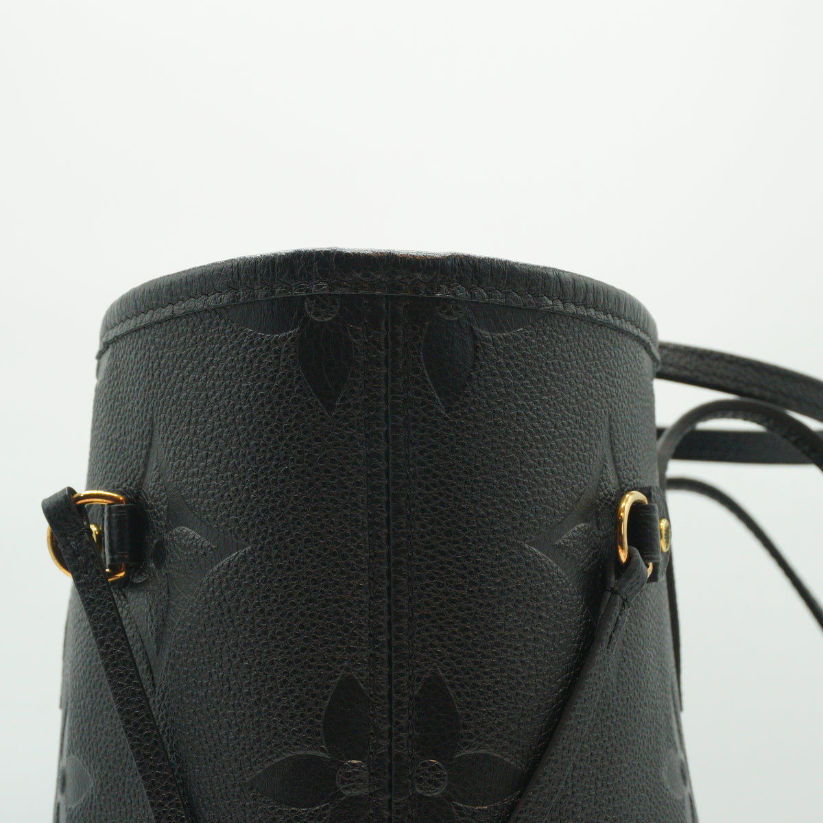 Louis Vuitton	Neverfull MM Monogram Empreinte Black Tote Bag GHW