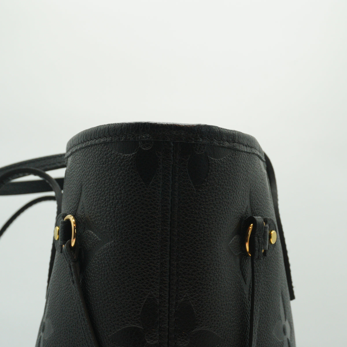 Louis Vuitton	Neverfull MM Monogram Empreinte Black Tote Bag GHW