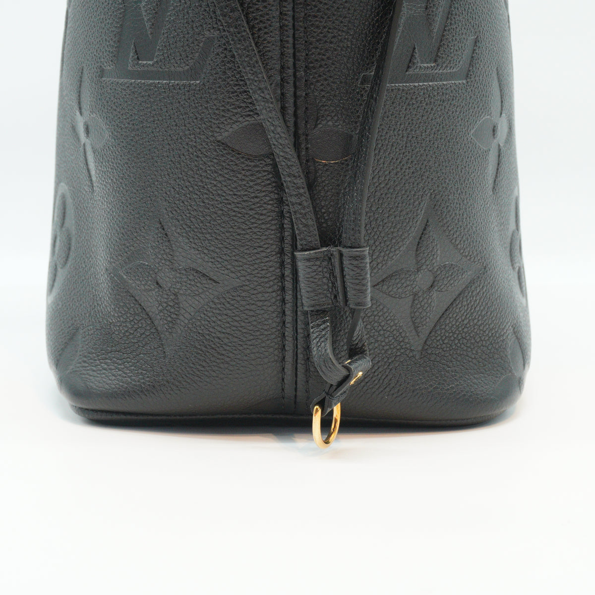 Louis Vuitton	Neverfull MM Monogram Empreinte Black Tote Bag GHW