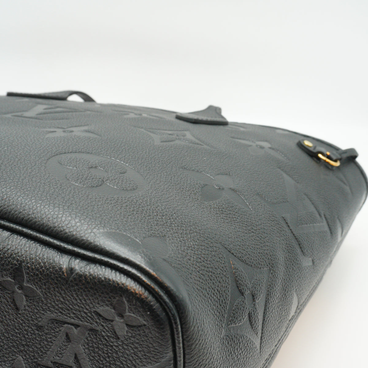 Louis Vuitton	Neverfull MM Monogram Empreinte Black Tote Bag GHW