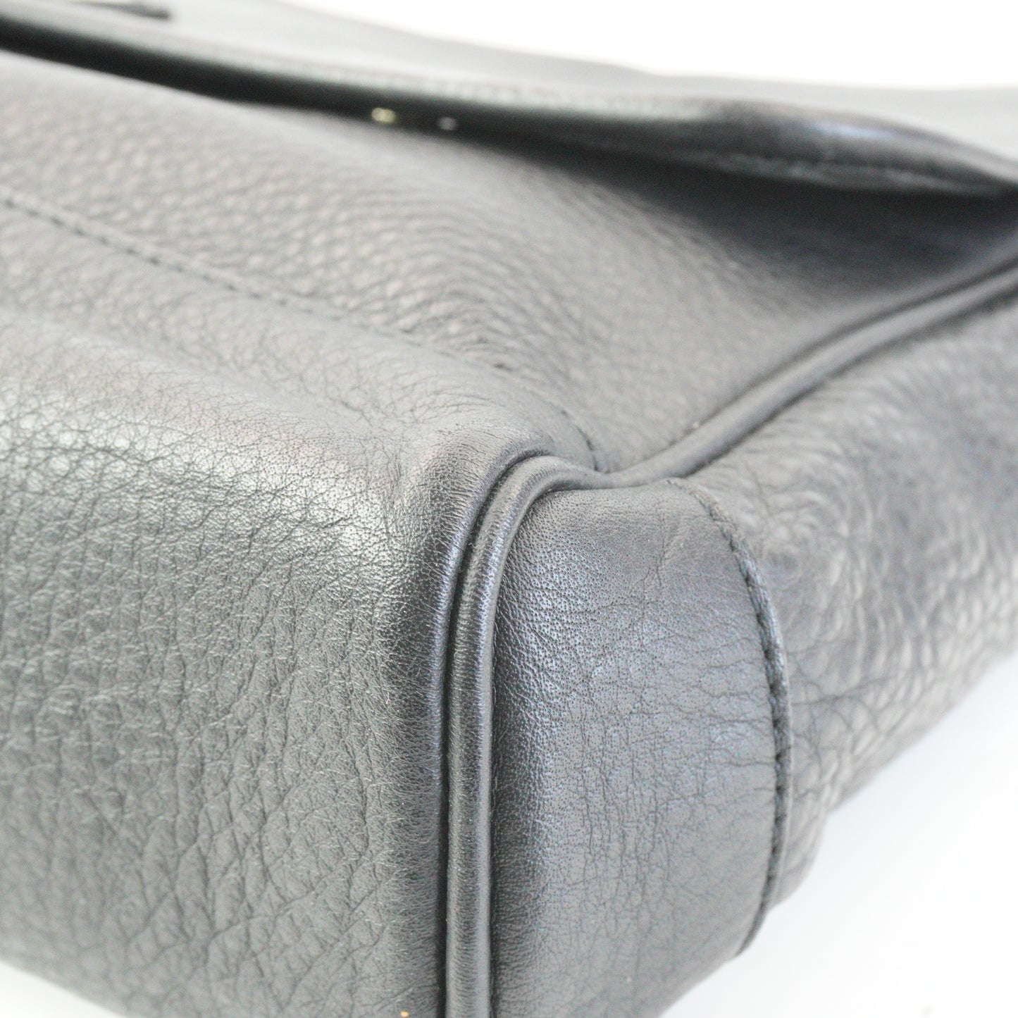 Burberry	Blue Label Messengr Bag Black Large SHW