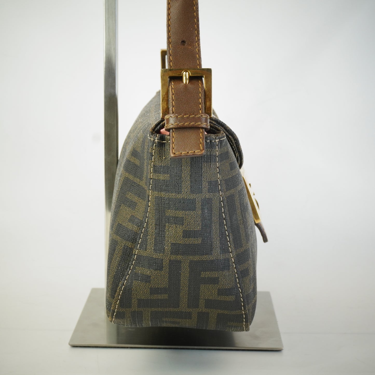 Fendi Zucca Baguette shoulder bag GHW Small