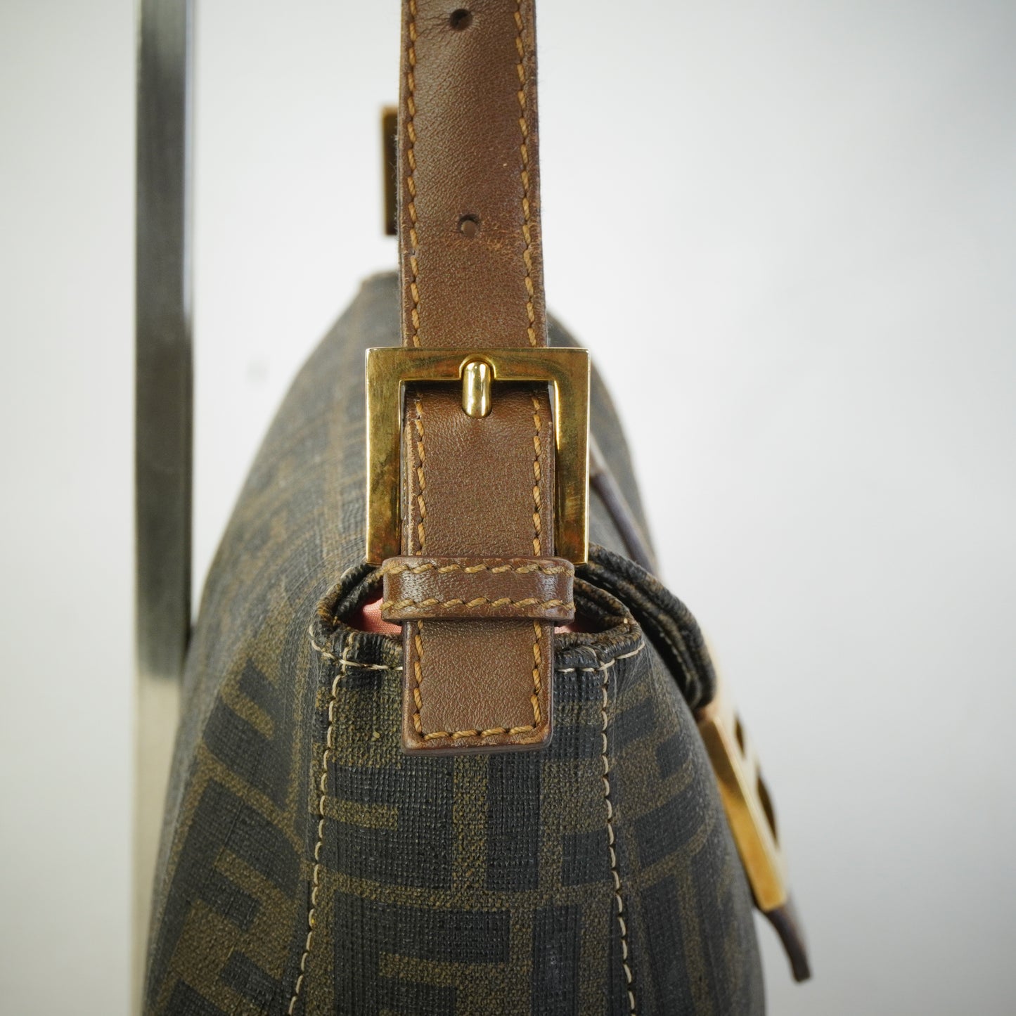 Fendi Zucca Baguette shoulder bag GHW Small