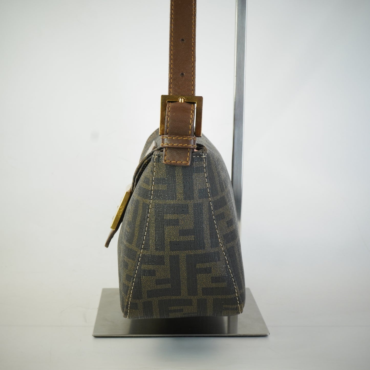 Fendi Zucca Baguette shoulder bag GHW Small