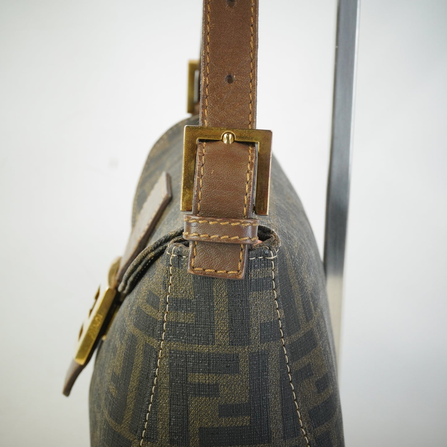 Fendi Zucca Baguette shoulder bag GHW Small