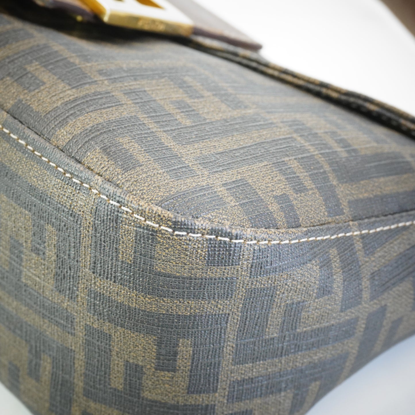 Fendi Zucca Baguette shoulder bag GHW Small