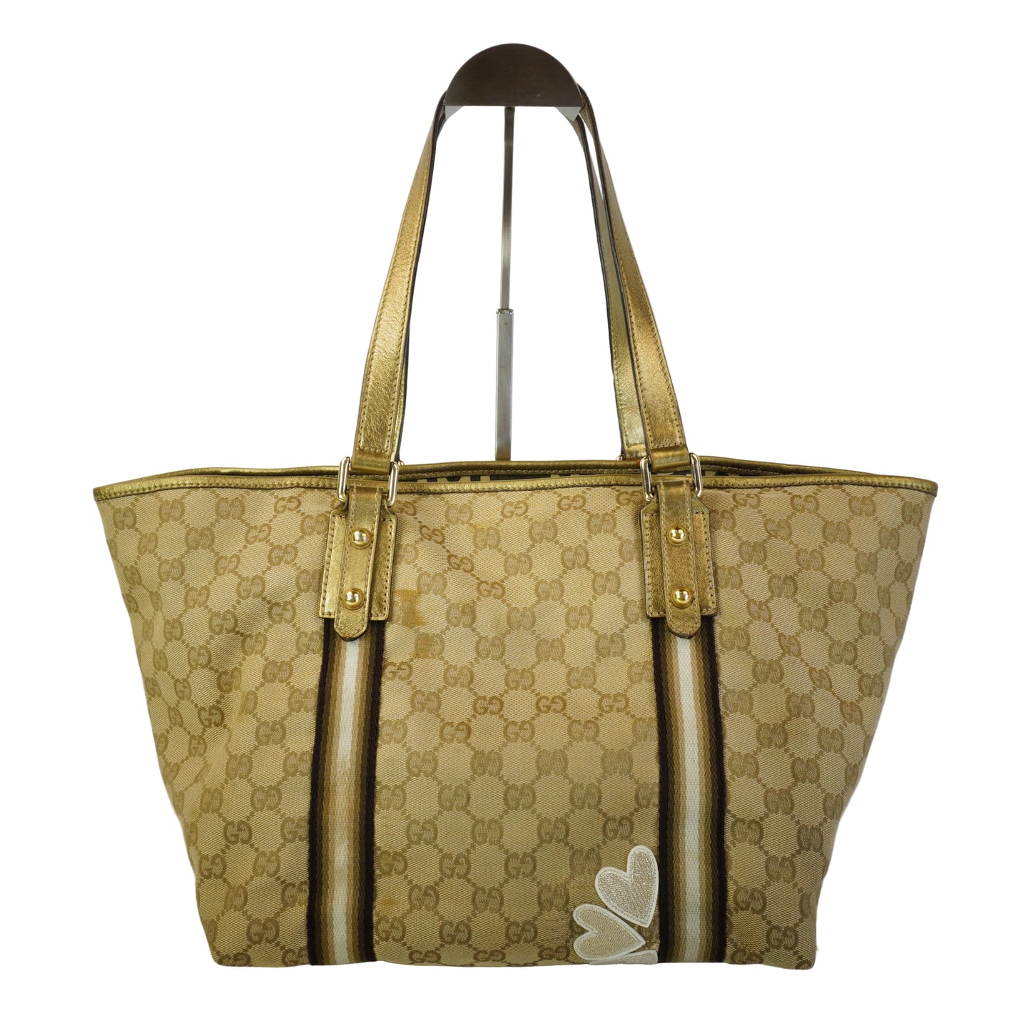 Gucci GG Canvas Jolicoeur Tote GHW Medium