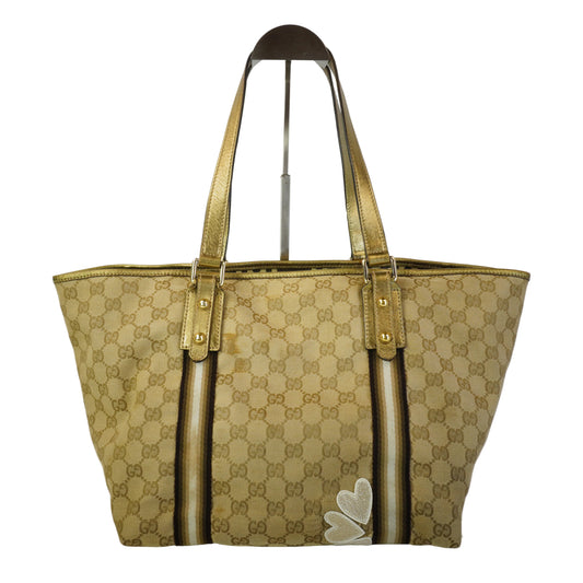 Gucci GG Canvas Jolicoeur Tote GHW Medium