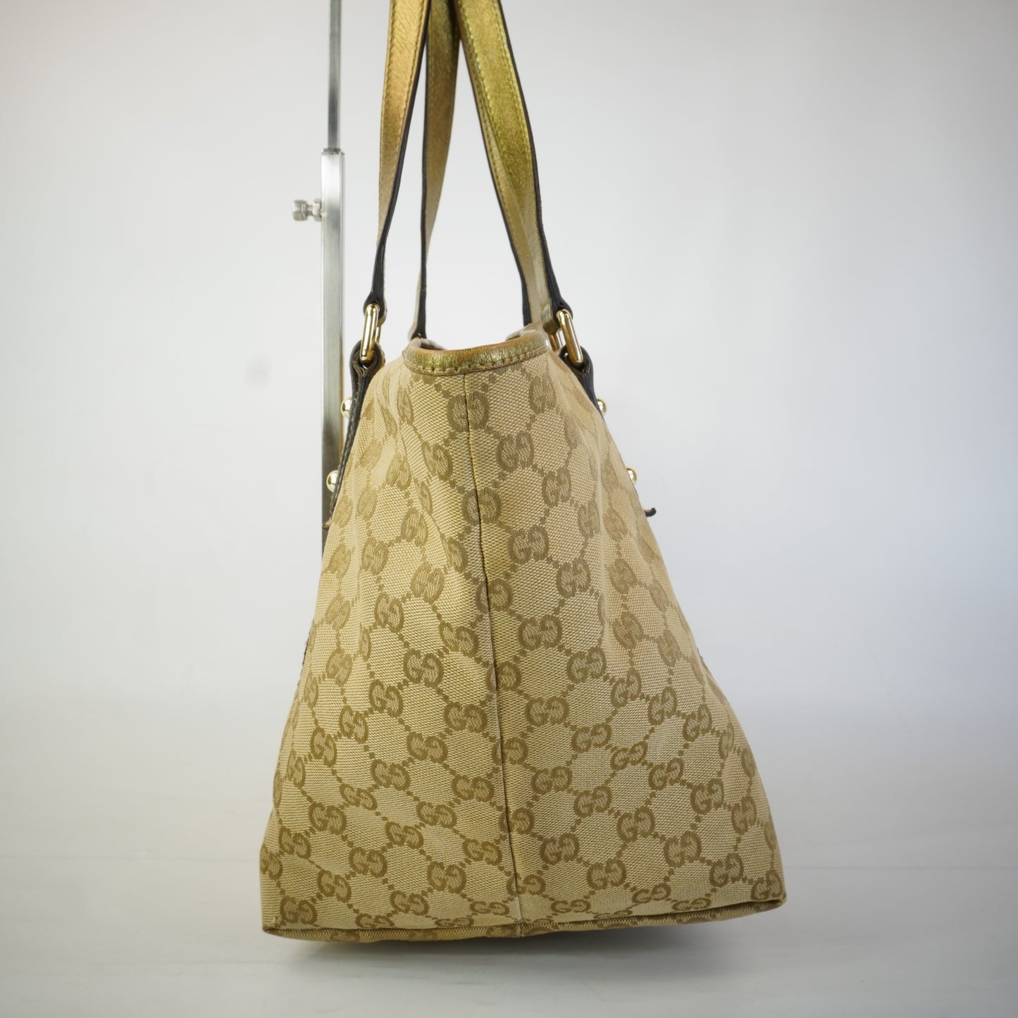 Gucci GG Canvas Jolicoeur Tote GHW Medium