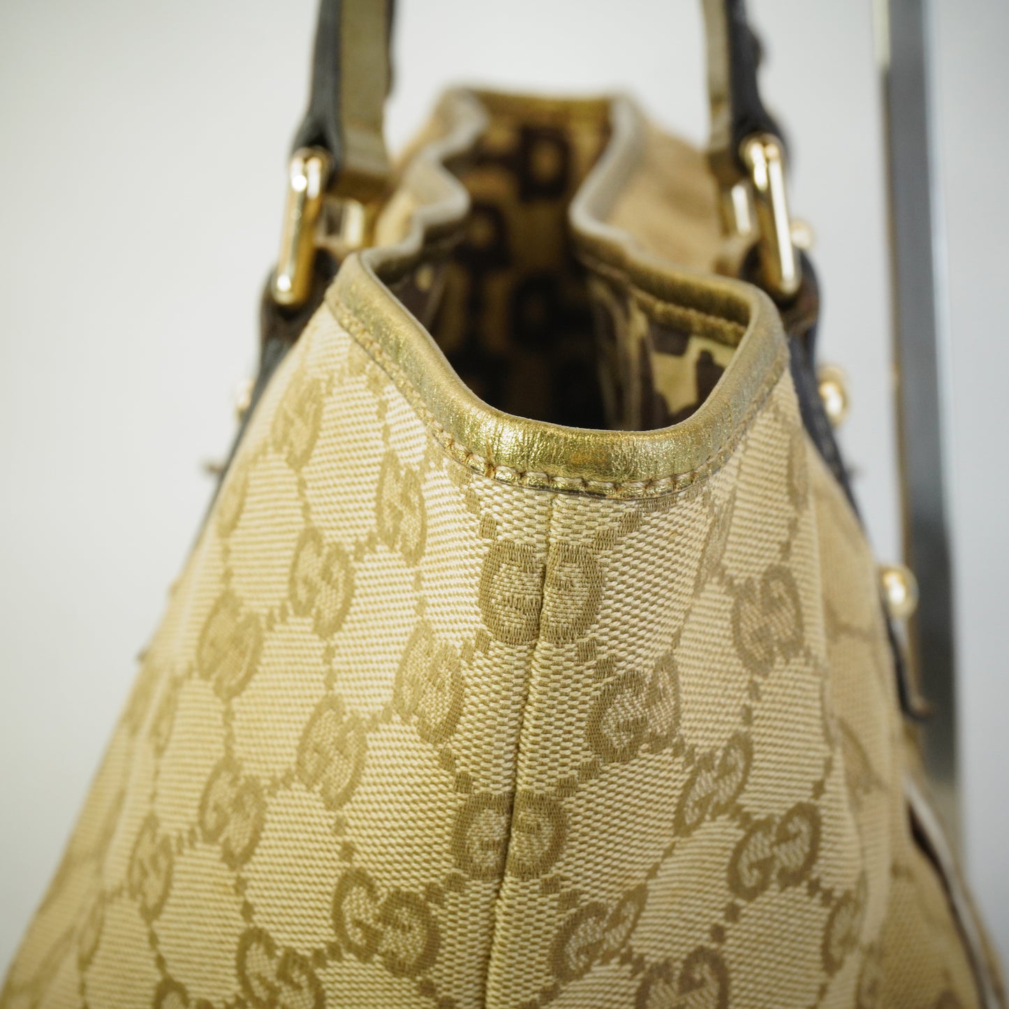 Gucci GG Canvas Jolicoeur Tote GHW Medium